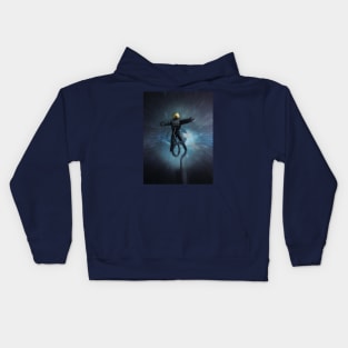 absorbed by the nebula eye Kids Hoodie